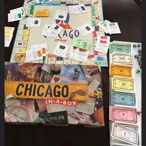 Chicago in a box game-board - Vintage (MONOPOLY)